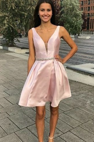 light pink homecoming dress